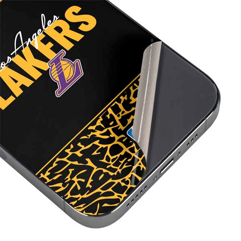 NBA Los Angeles Lakers Elephant Print iPhone 16e Skin